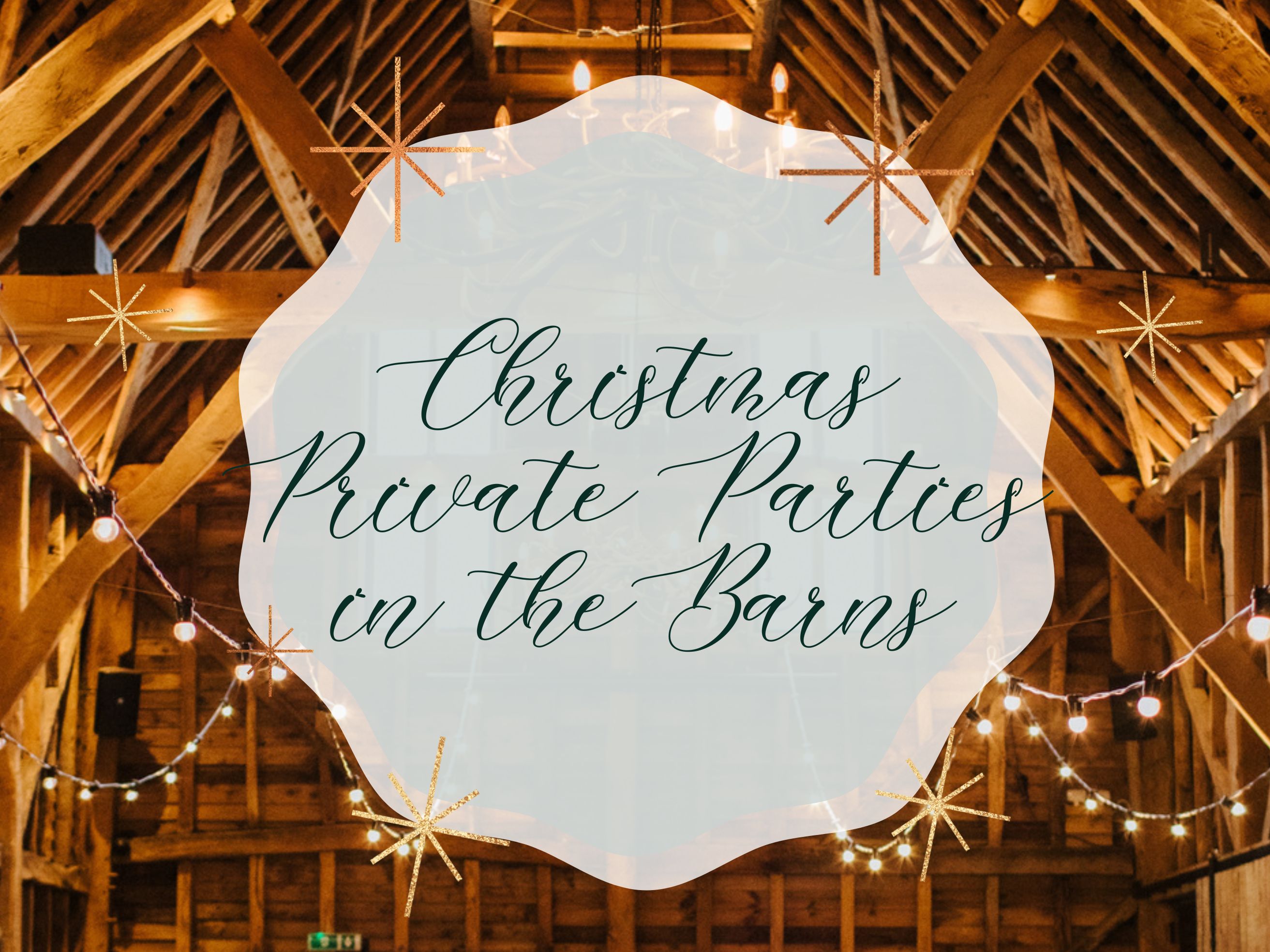 Christmas Private Parties in the Barns